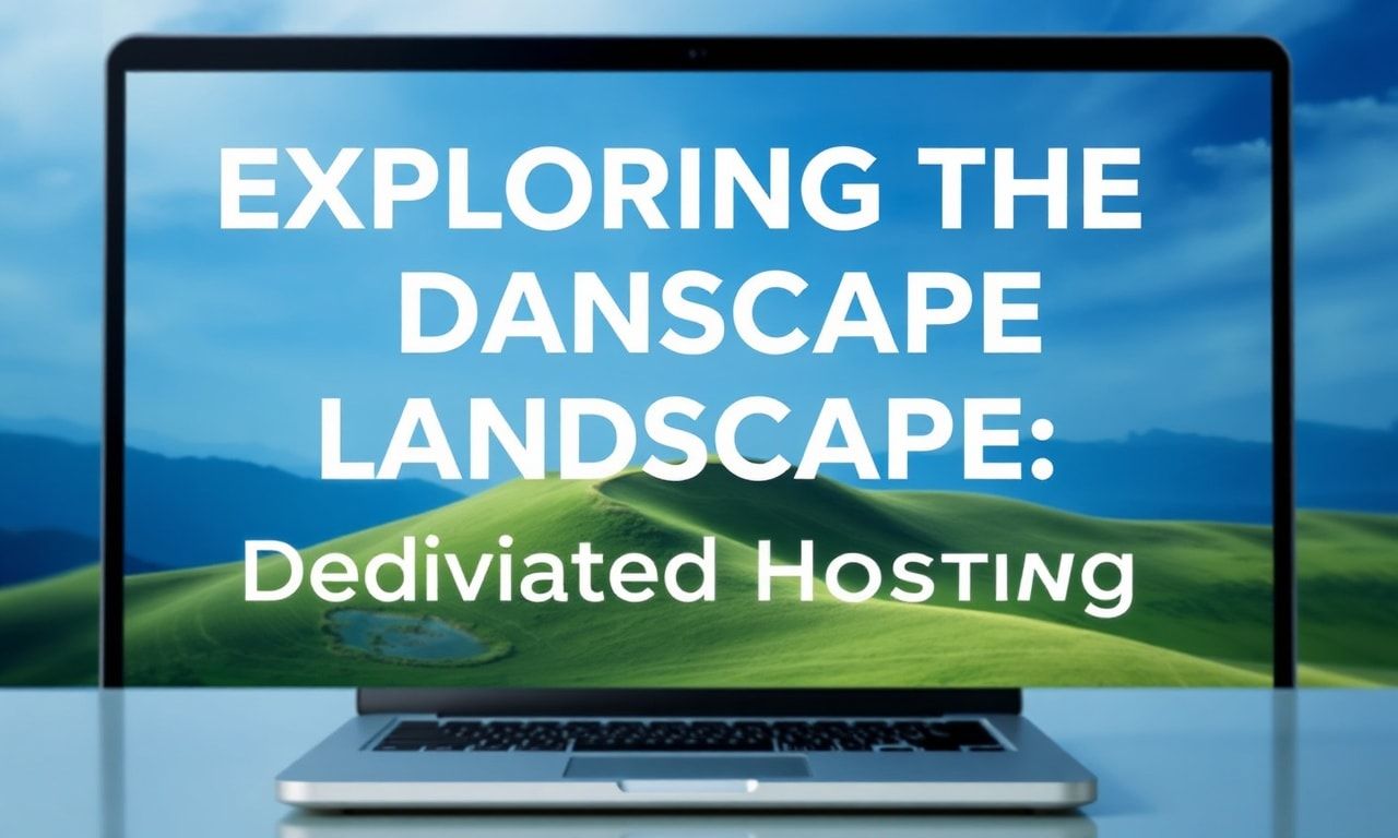 Exploring the Digital Landscape: The Power of Dedicated Hosting