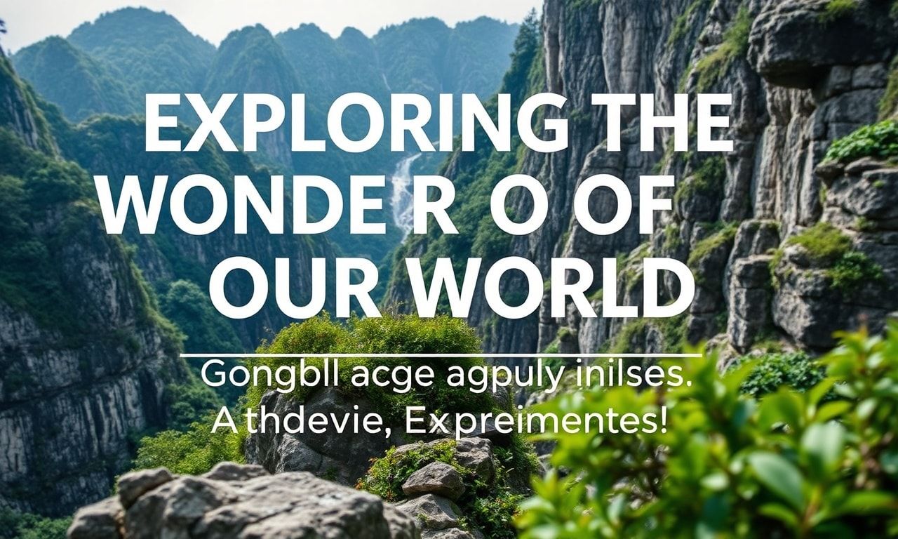 Exploring the Wonders of Our World: A Guide to Unique Experiences