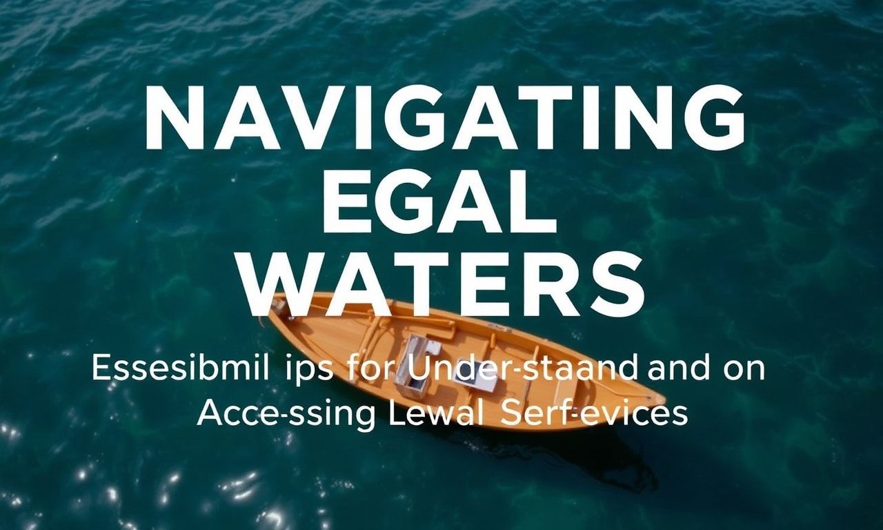 Navigating Legal Waters: Essential Tips for Understanding and Accessing Legal Services