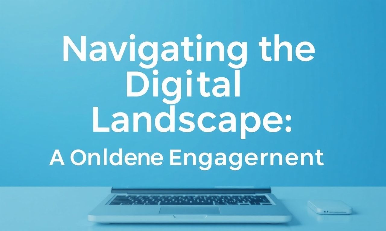 Navigating the Digital Landscape: A Guide to Online Engagement