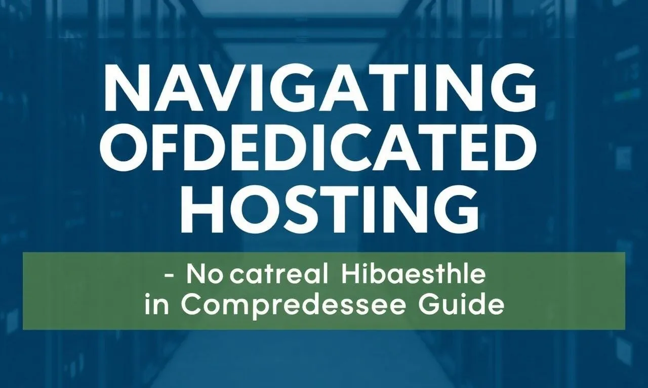 Navigating the World of Dedicated Hosting: A Comprehensive Guide