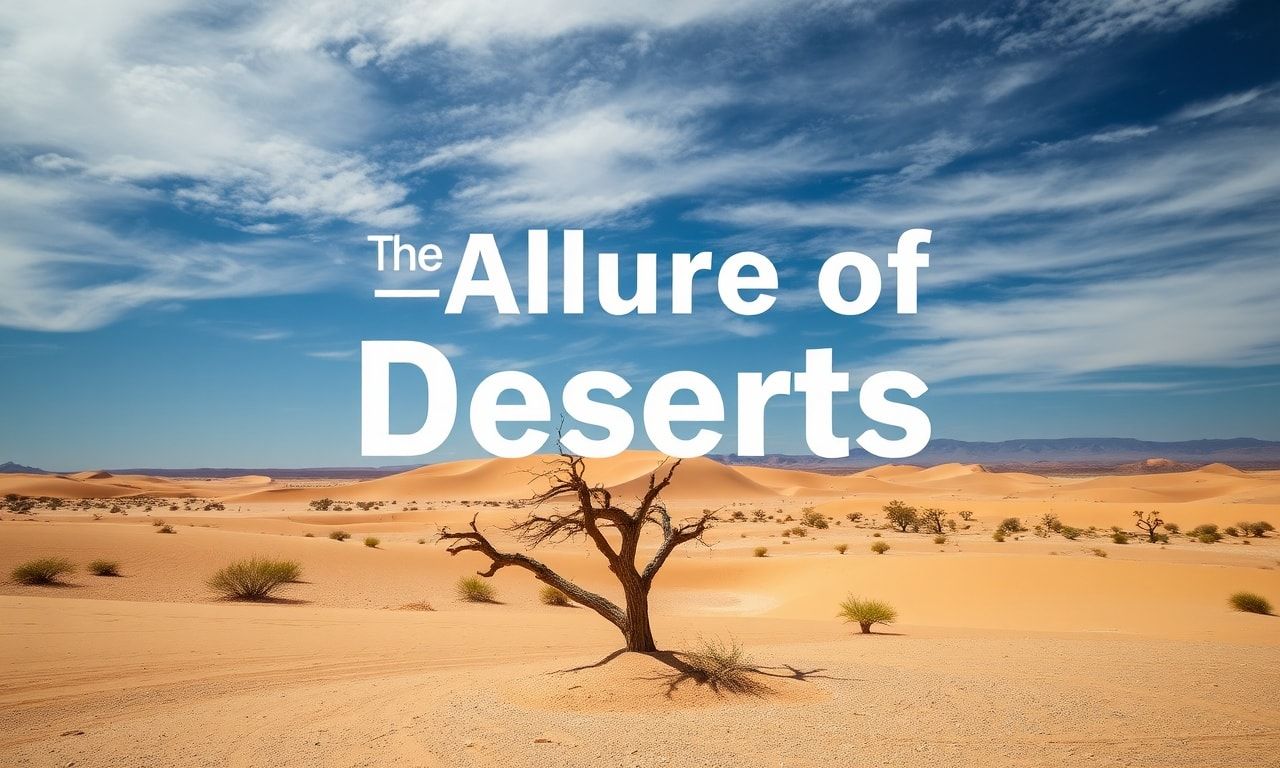 The Allure of Deserts: Exploring the Mysteries of the World's Most Arid Landscapes