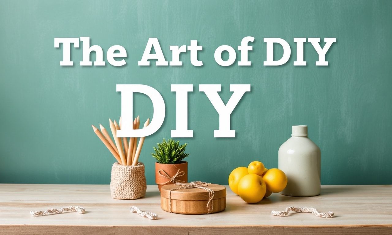 The Art of DIY: Transforming Your Space and Abilities