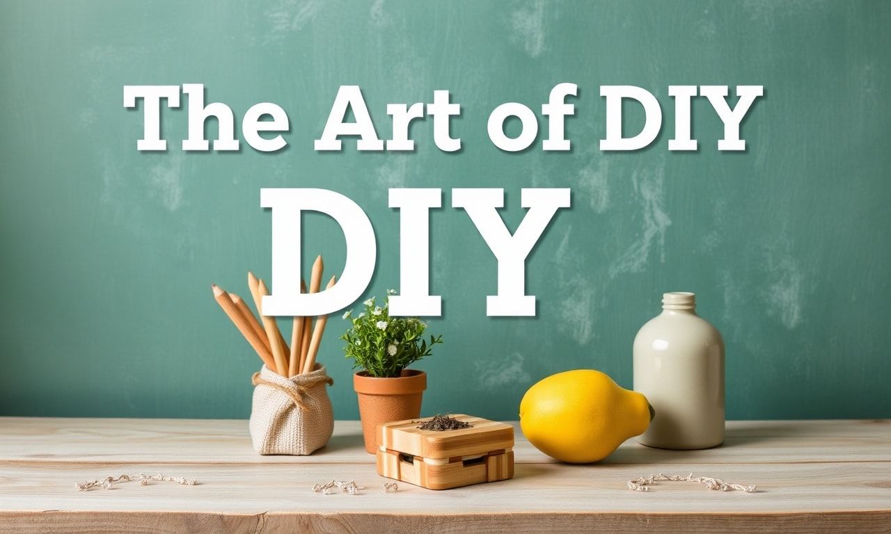 The Art of DIY: Transforming Your Space and Abilities
