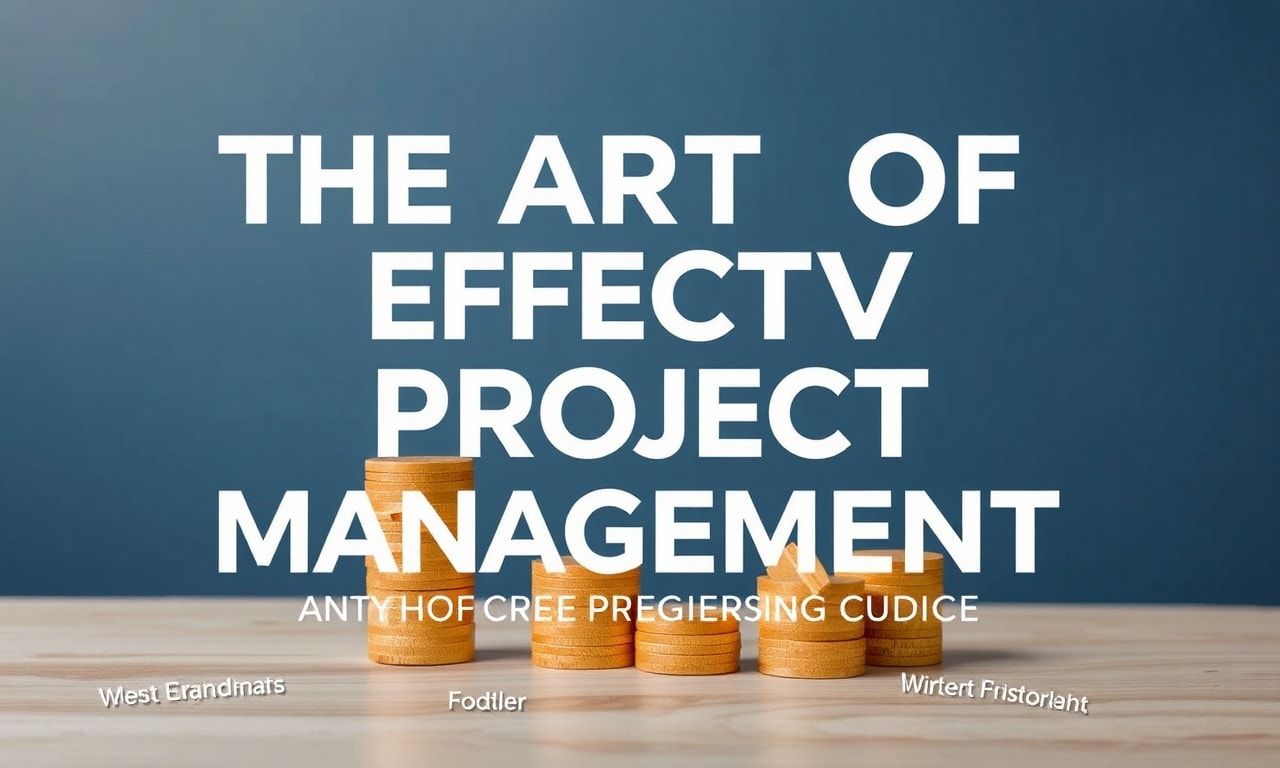 The Art of Effective Project Management: A Comprehensive Guide