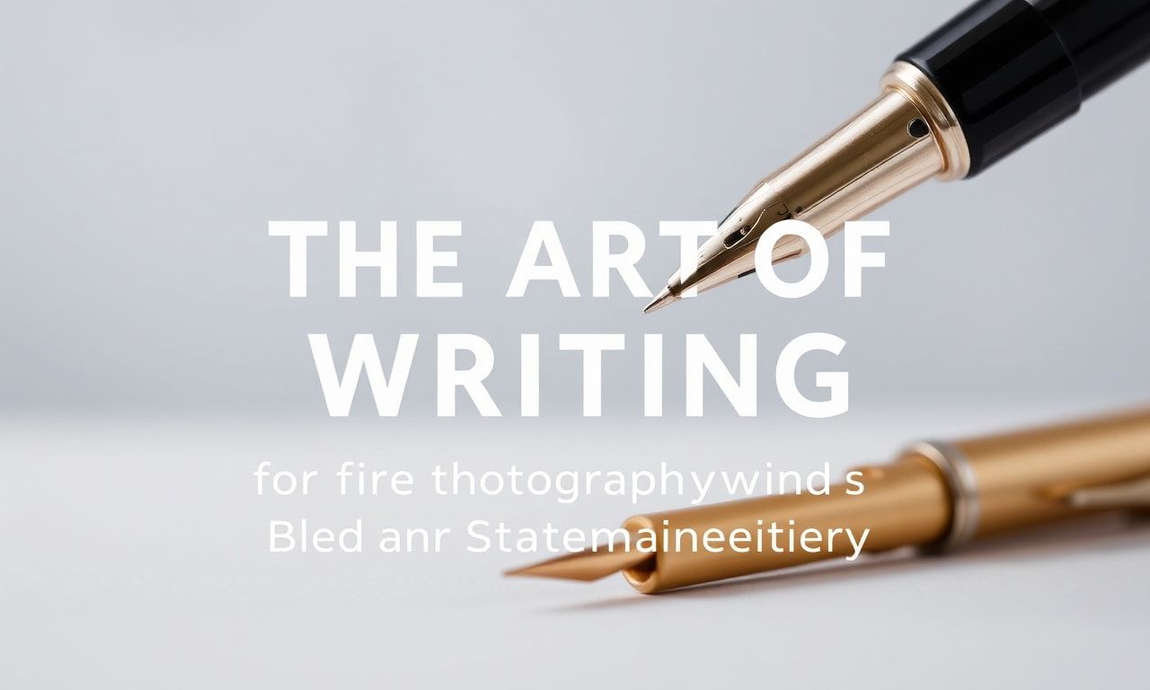 The Art of Writing: Exploring the World of Pens and Stationery
