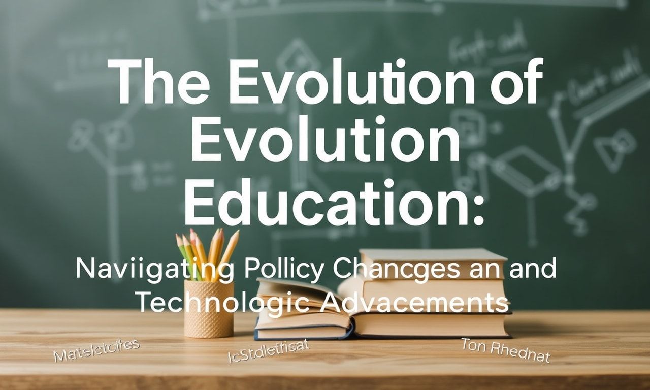 The Evolution of Education: Navigating Policy Changes and Technological Advancements