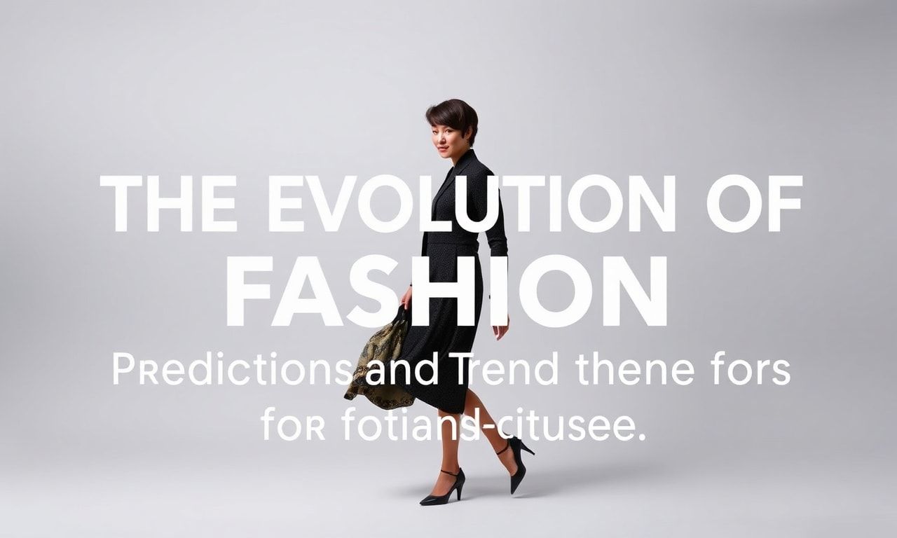 The Evolution of Fashion: Predictions and Trends for the Future