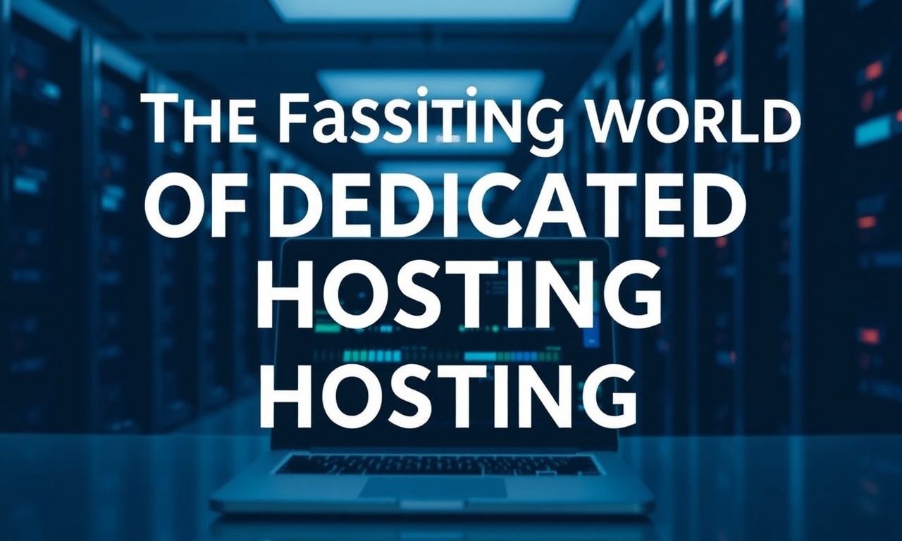 The Fascinating World of Dedicated Hosting: An In-Depth Guide