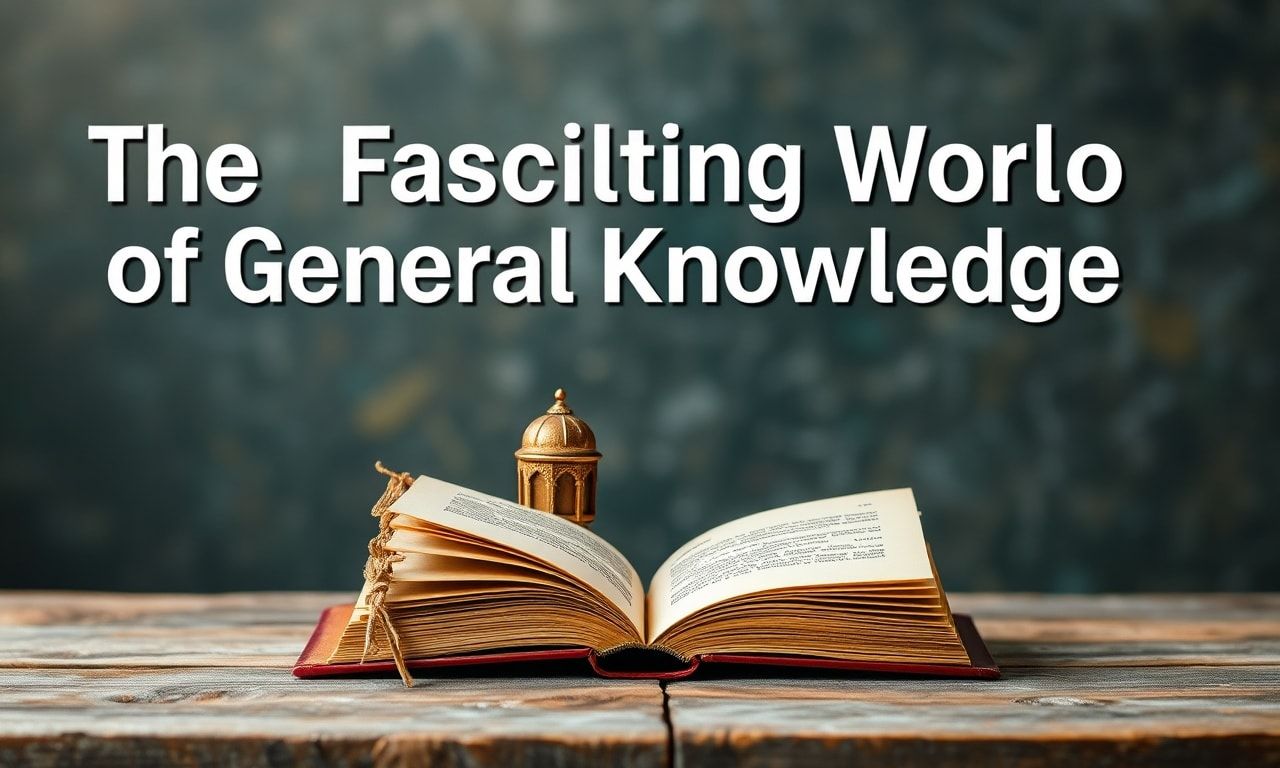 The Fascinating World of General Knowledge: A Journey Through Time and Cultures