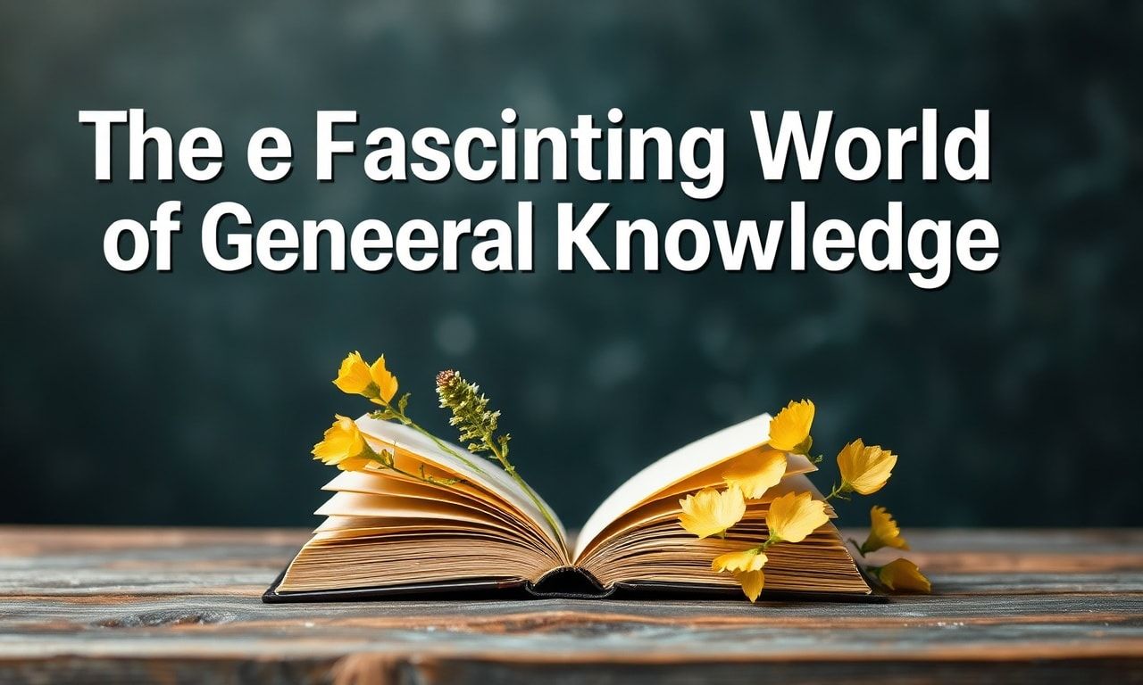 The Fascinating World of General Knowledge: Revealing Hidden Treasures