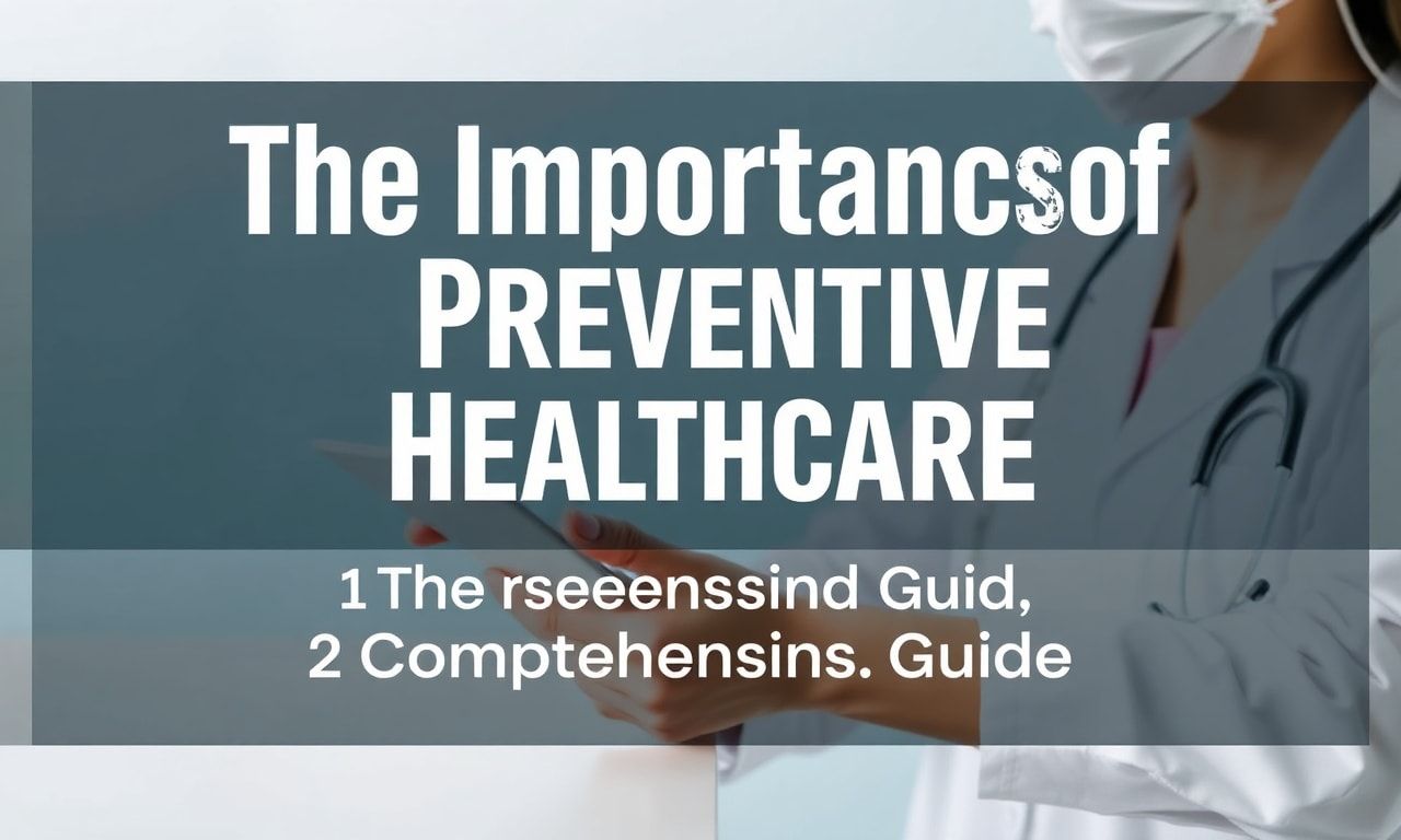 The Importance of Preventive Healthcare: A Comprehensive Guide