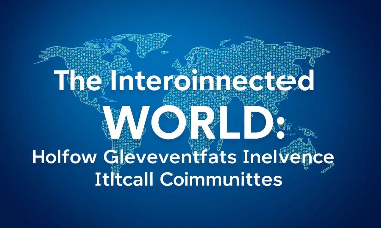 The Interconnected World: How Global Events Influence Local Communities