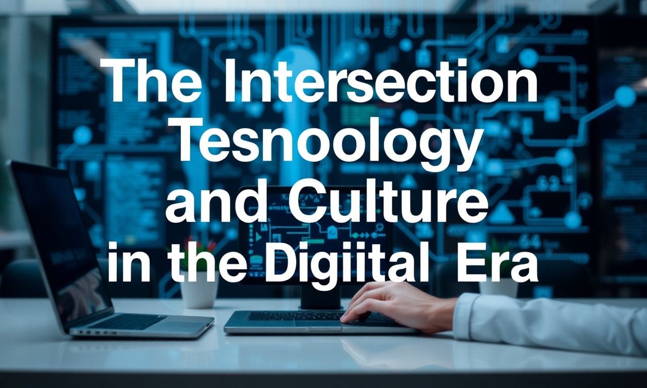 The Intersection of Technology and Culture in the Digital Era