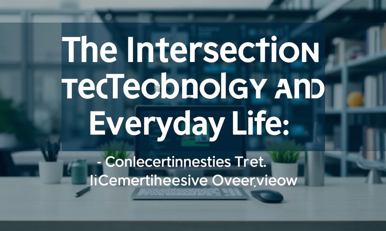 The Intersection of Technology and Everyday Life: A Comprehensive Overview