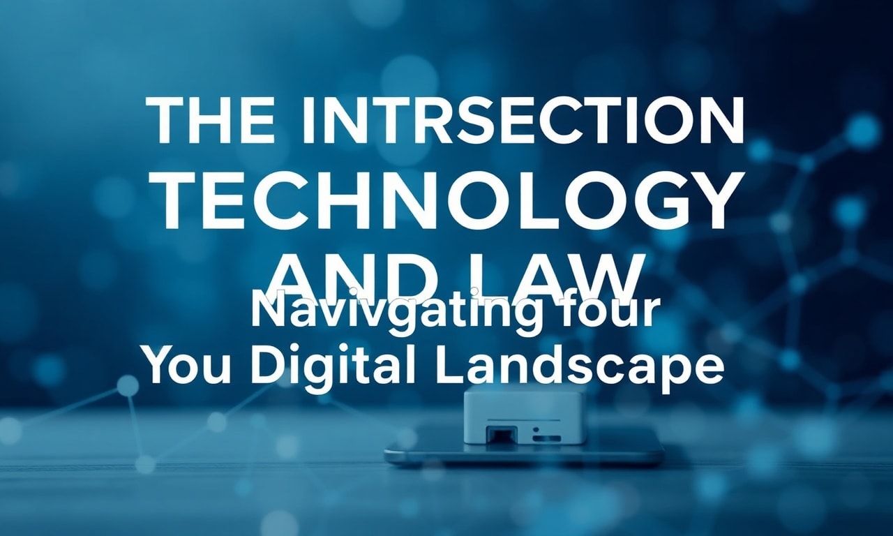 The Intersection of Technology and Law: Navigating the Digital Landscape