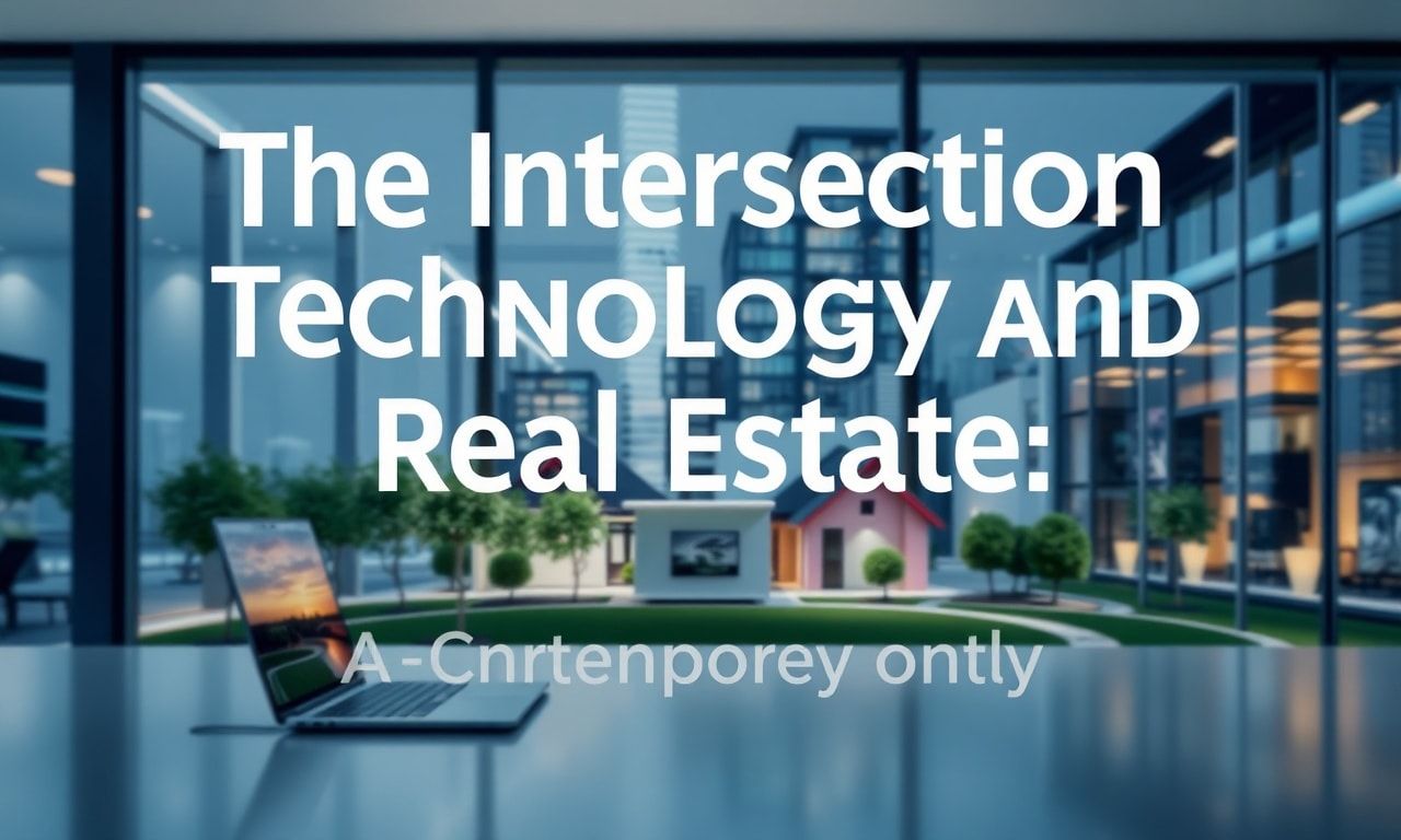 The Intersection of Technology and Real Estate: A Contemporary Viewpoint