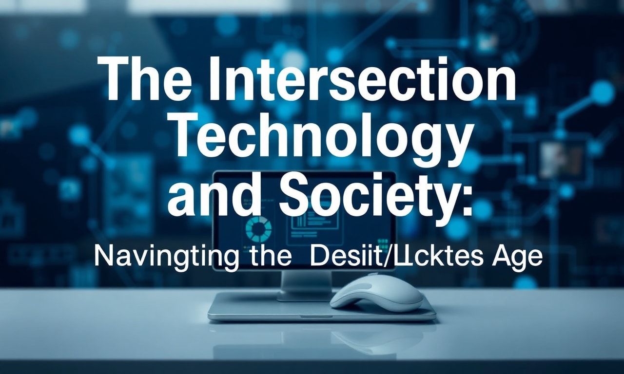The Intersection of Technology and Society: Navigating the Digital Age