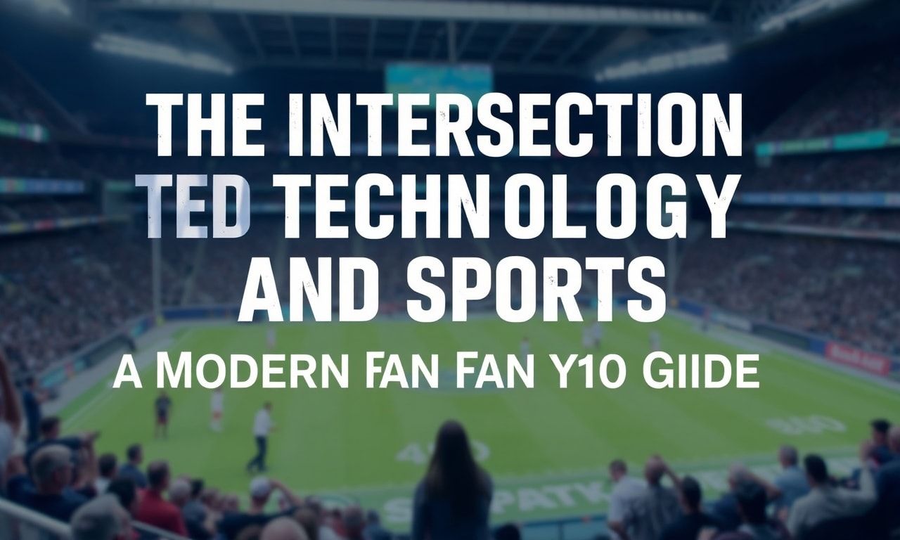 The Intersection of Technology and Sports: A Modern Fan's Guide