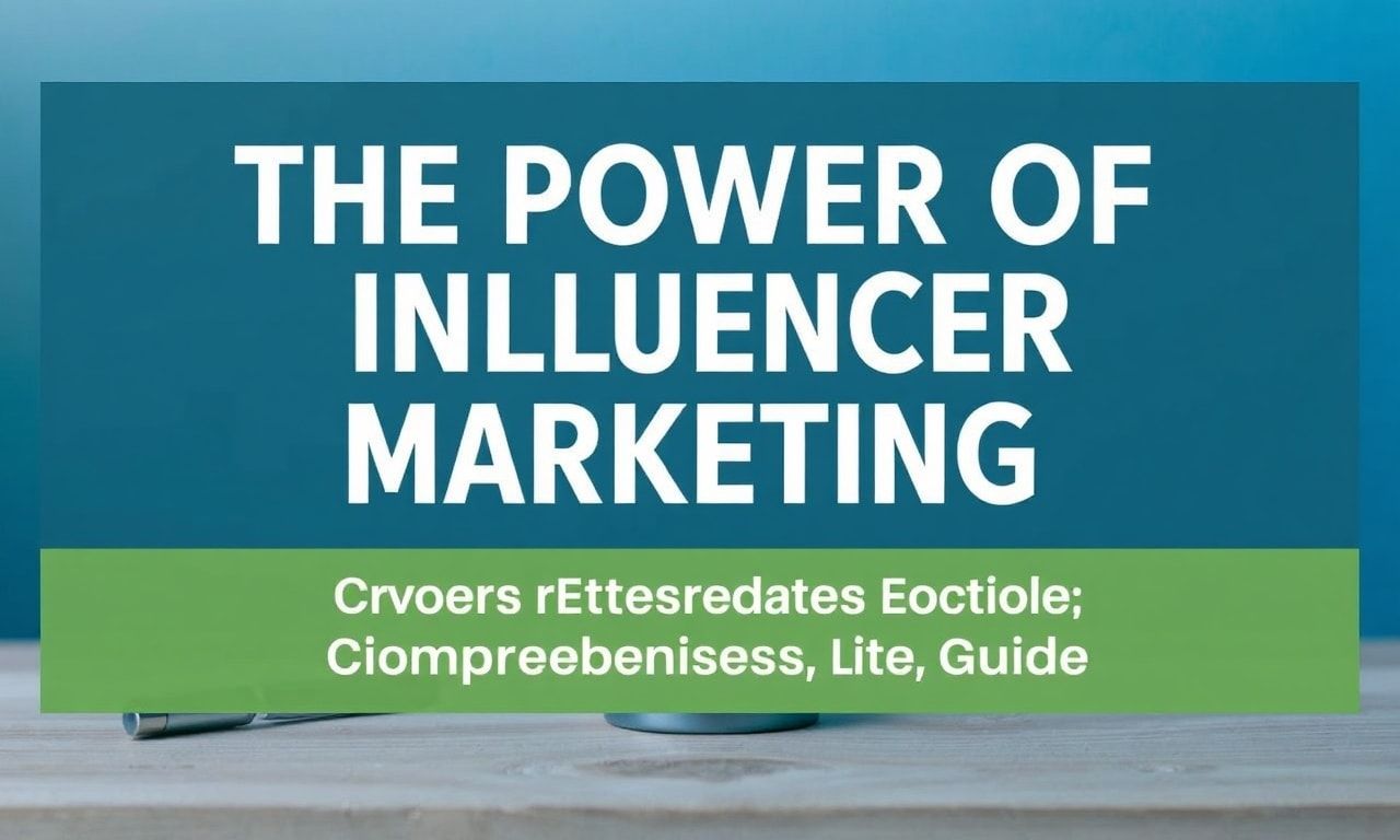 The Power of Influencer Marketing: A Comprehensive Guide