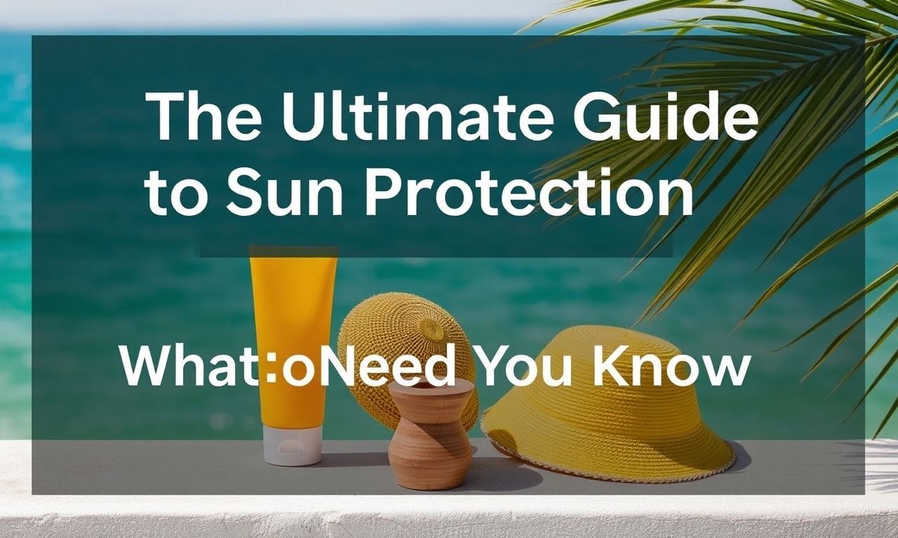 The Ultimate Guide to Sun Protection: What You Need to Know