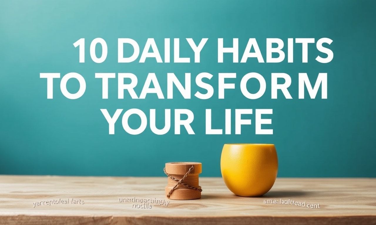 10 Daily Habits to Transform Your Life