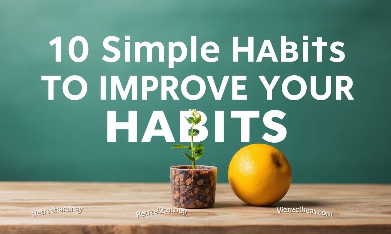10 Simple Habits to Improve Your Daily Life