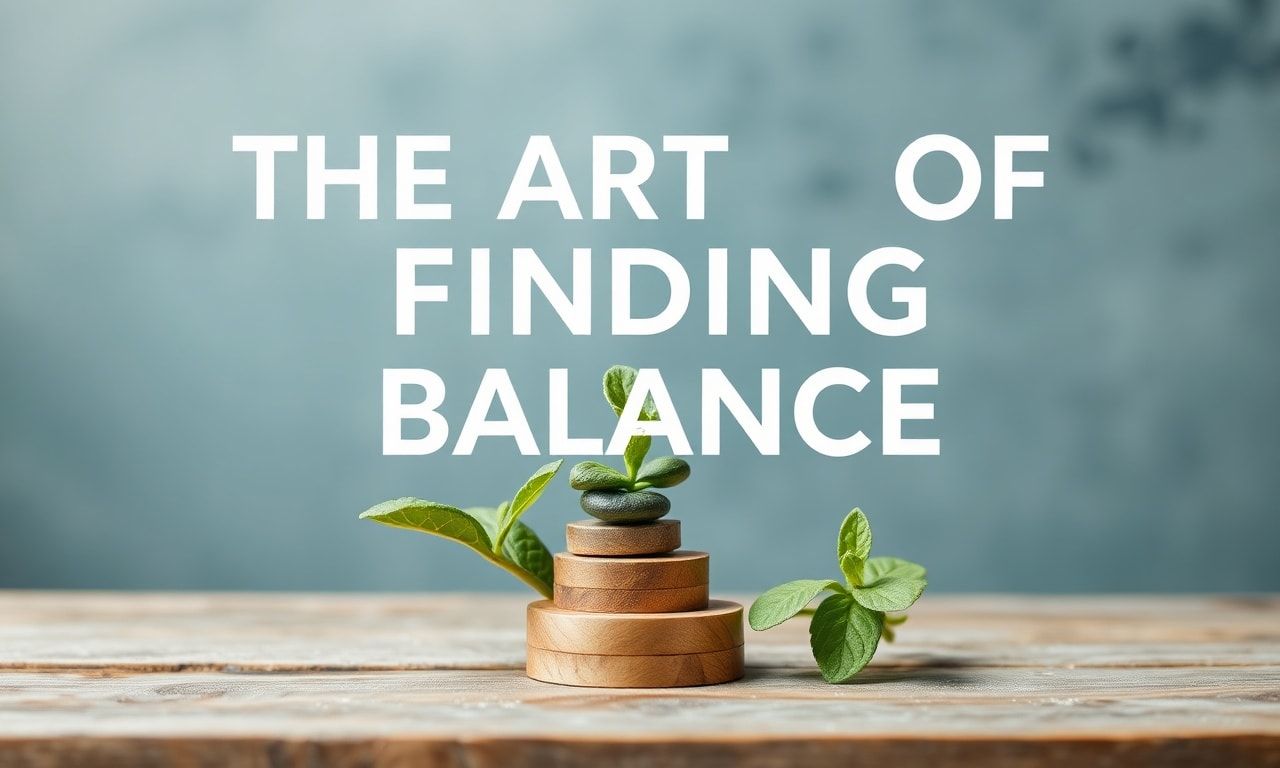 The Art of Finding Balance: Integrating Work, Leisure, and Community