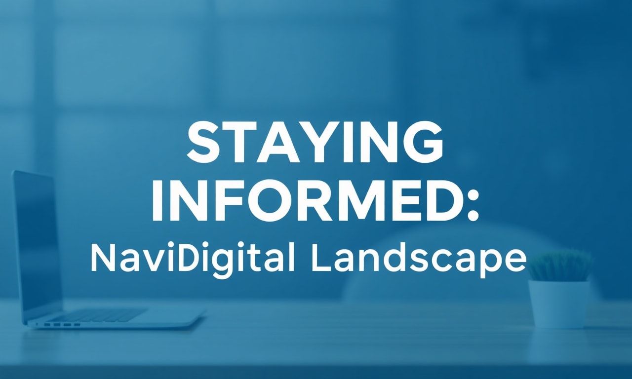 The Art of Staying Informed: Navigating the Digital Landscape