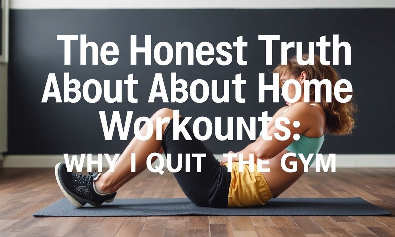 The Honest Truth About Home Workouts: Why I Quit the Gym