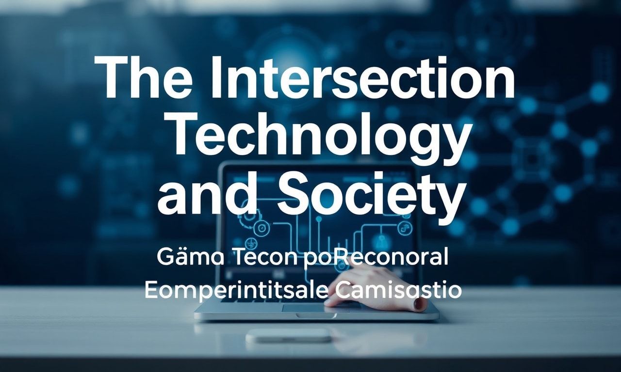 The Intersection of Technology and Society: A Comprehensive Examination